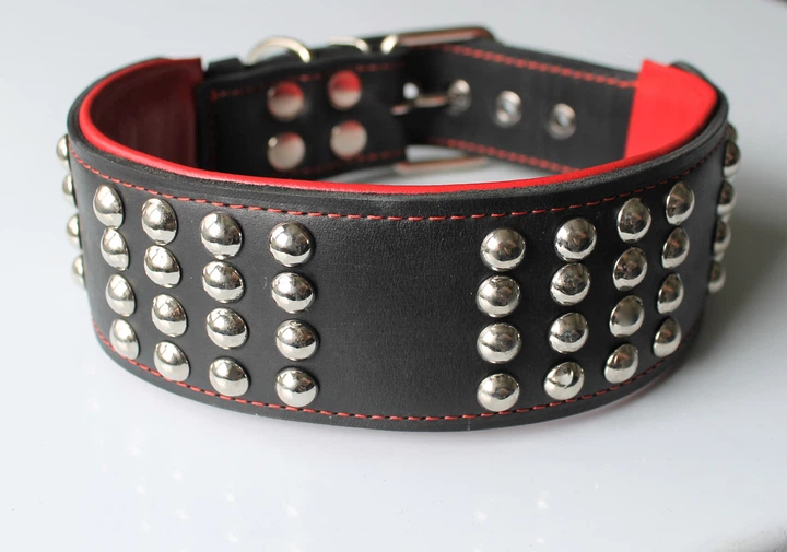 Шкіряний нашийник для собак Lockdog XL(56-70 см) 000240053