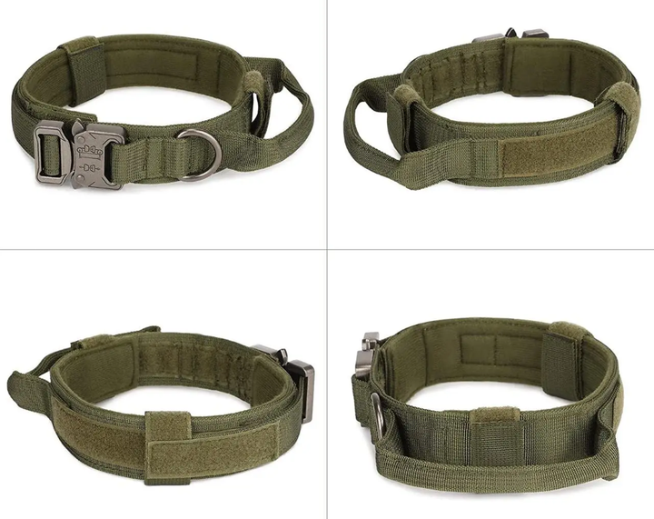 Тактичний нашийник Primo DOG для собак, розмір L (45-55см) - Army Green