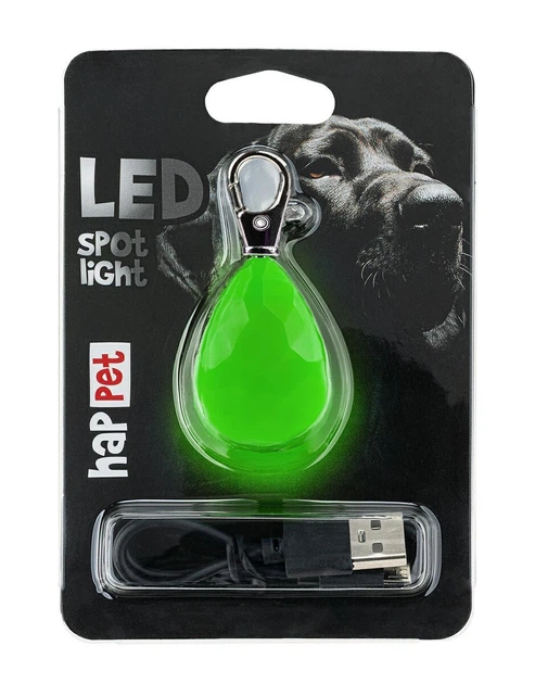 Happet Світлодіодний кулон, діамант, зелений +USB