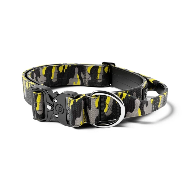 Тактичний нашийник з ручкою для собак BullyBillows Combat Collar Handle 4 cm XS: 40 мм, ОШ 38-45 см Різнокольоровий