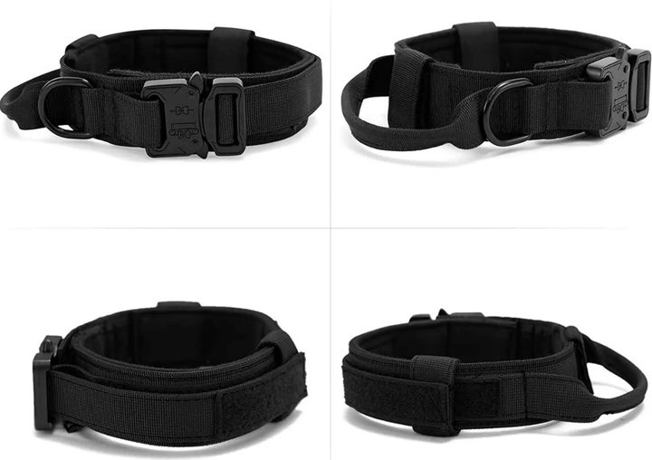Тактичний нашийник Primo DOG для собак, розмір L (45-55см) - Black