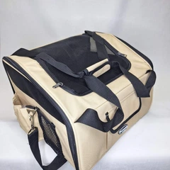 Автокрісло для собак SENFUL Pet Car Seat Carrier бежеве