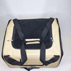 Автокрісло для собак SENFUL Pet Car Seat Carrier бежеве