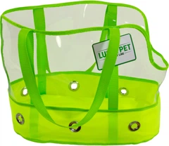 Сумка Lucky Pet Неон №0 23 x 33 x 28 см Жовто-прозора (4820224215570)