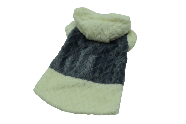 Matys Толстовка для собак і котів хутряна Сфінкс сіра ХS-25х25 см міні