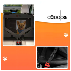 Lassie Сумка переноска для собак и кошек 60x44x42 см водонепроницаемая антрацит Cadoca LS-2532