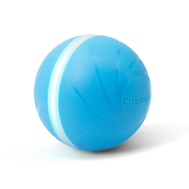 Інтерактивна іграшка Cheerble Wicked Ball для собак синій 7,7 см