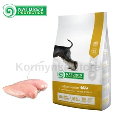 Nature's Protection Сухой корм для пожилых собак мини пород м’ясо птиці Nature’s Protection Mini Senior Small Breeds, 2 кг (NPS45753)