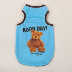 Майка для котів Pet Style "Good Day" Блакитна M