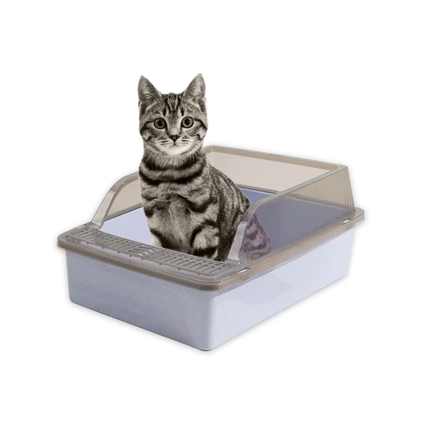 Туалет для кішок з лопаткою Taotaopets 263303 Blue котячий лоток