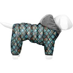 Комбінезон для собак WAUDOG Clothes з малюнком "Луска", розмір M45 (423-0179)