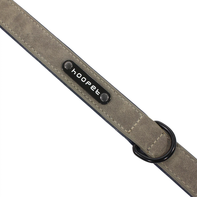 Нашийник двошаровий для собак Hoopet W033 Grey M