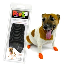 Protex Pawz Гумове взуття-шкарпетки для собак PAWZ Чорний розмір XS (3.1-5.1см)