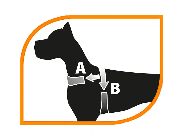 Шлея для собак Ferplast Sport Dog P XS нейлонова A: 39 см B: 48-58 см 78004519