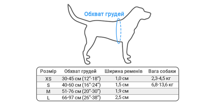 Соєва екошлея для собак Coastal Помаранчевий, 1 см х 30 - 45 см, 2,3-4,5 кг