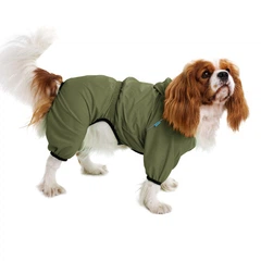 Комбінезон-дощовик для собак Barksi Textile ХХS Оливковий (2007033073986)