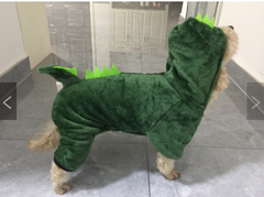 Костюм комбінезон для собак Pet Style "Діно" Зелений 2XL