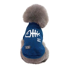 DogBaby Толстовка для собак Dog Baby Fishbone 2XL Blue