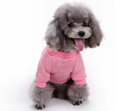 Кофта для собак та котів EcoToys Pink L ряба рожева A: 36 см B: 44 см C: 29 см L-7132