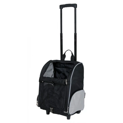 Сумка-рюкзак для маленьких тварин Trixie T-Bag Trolley на колесах до 8 кг, чорний