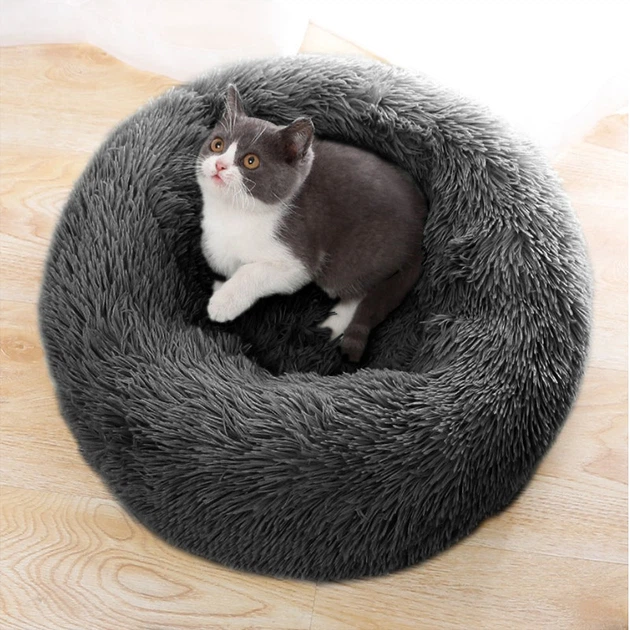Lesko Лежак Taotaopets 552201 S Dark Grey для котів собак