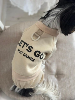 Без бренду Комбінезон для собак Let's Go Бежевий (127) L