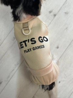 Без бренду Комбінезон для собак Let's Go Бежевий (127) L