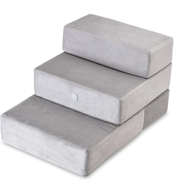 Ступінки для собак Harley and Cho "Tetris Grey" Velour Double 66 x 36 см
