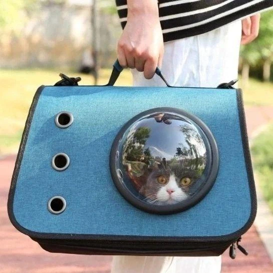 Сумка-перенесення для кішок Taotaopets 254405 Dark Blue