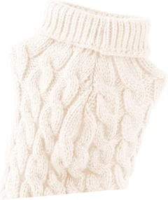 Светр для собак та котів EcoToys White M білий A: 25 см B: 36 см C: 27 см M-7005