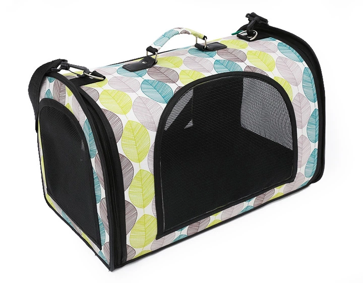 Сумка переноска для гризунів котів собак 33x24x23 см CosmoPet CP-48 (M) Green