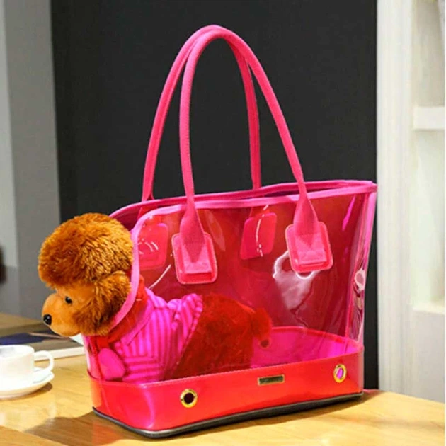 Сумка для перенесення котів та собак 36x30x20 см CosmoPet CP-104 Рожевий
