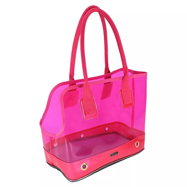 Сумка для перенесення котів та собак 36x30x20 см CosmoPet CP-104 Рожевий
