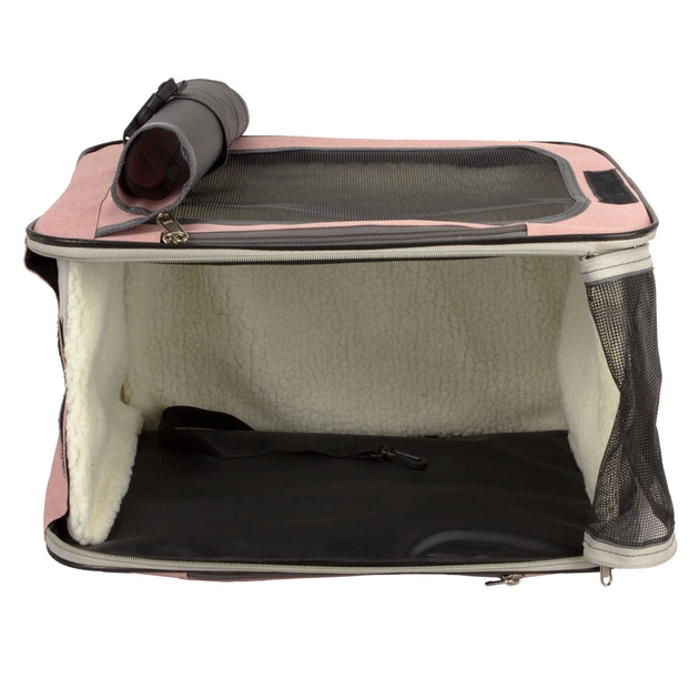 Рюкзак - сумка 2 в 1 переноска для котів та собак 45х34х25 CosmoPet CP-43 Pink