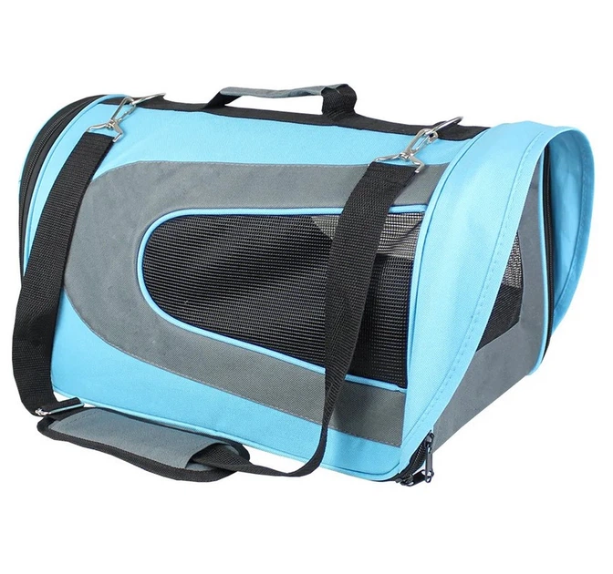 Сумка для перенесення котів та собак CosmoPet CP-13 46 x 26 x 27 см Блакитний