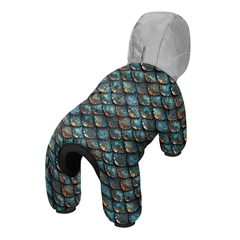 Комбінезон для собак WAUDOG Clothes малюнок "Луска", XS30, 40-43 см, З 27-30 см