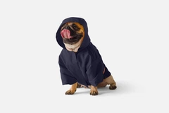 Noble Pet Дощовик з капюшоном для собак Noblepet Moss Blue, одяг для собак унісекс, M-Short (M4106/M-Short-Blue)