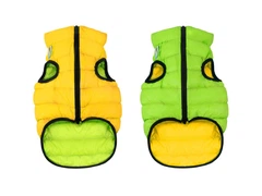 Курточка для тварин Airy Vest двостороння M 50 жовто-салатова (1628)