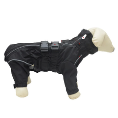 Комбінезон-дощовик для такс, коргі Derby Dog Suit Black D-M