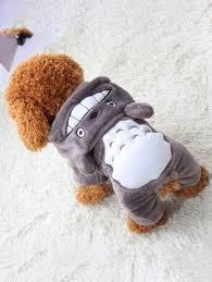 Костюм комбінезон для котів Pet Style "Тоторо" Сірий XS