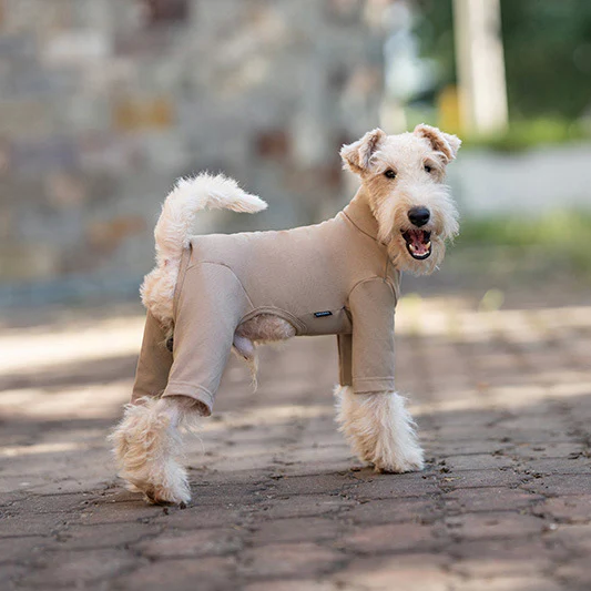 Vpetbr Базовий комбінезон/піжама для собак V.PET.B.R. Dog Jumpsuit CF36 Khaki, XS