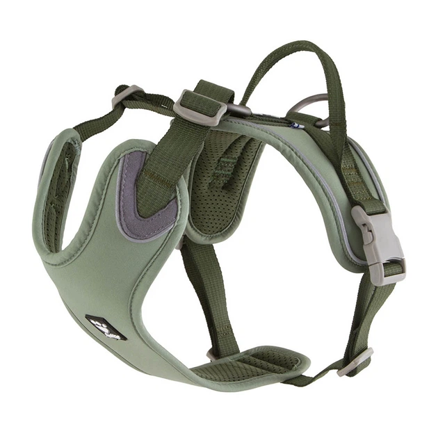 Шлейка для собак пом'якшена Hurtta Weekend Warrior ECO 100-120 см Хакі (933433)