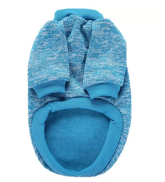 Кофта для собак та котів EcoToys Lake Blue S ряба блакитна A: 25 см B: 34 см C: 20 см 7087