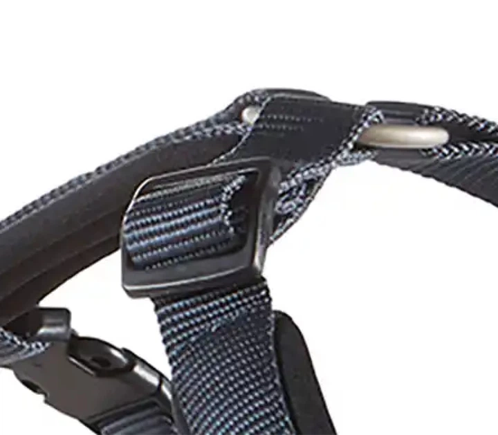 Шлейка для собак пом'якшена Wolters Professional Comfort 5 70-85 см / 35 мм Графітовий (62352)