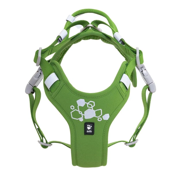 Шлейка пом'якшена для собак Hurtta Weekend Warrior Harness II ECO Зелений 40-50