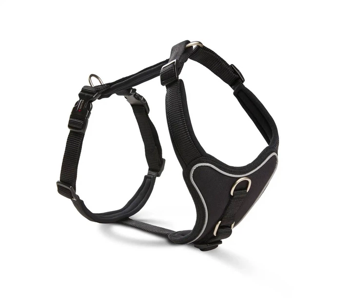 Шлейка для собак пом'якшена Wolters Professional Comfort 6 80-95 см / 35 мм Чорний