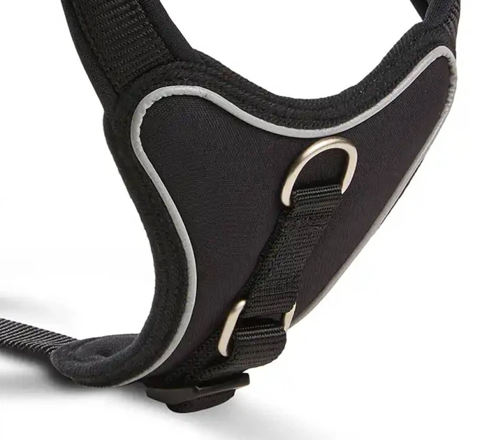 Шлейка для собак пом'якшена Wolters Professional Comfort 6 80-95 см / 35 мм Чорний