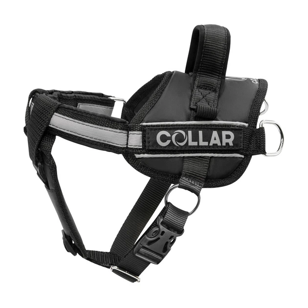 DOGextreme Шлея "Dog Extreme" "POLICE" №2 (В:40-60 см), чорний