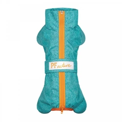 Комбінезон для собак Pet Fashion Rain бірюзовий демісезонний з поліестеру розмір XS