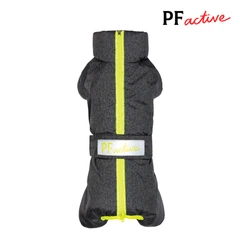 Комбінезон для великих собак Pet Fashion Cold сірий зимовий зі світловідбивачами 5XL (MLZ8847)